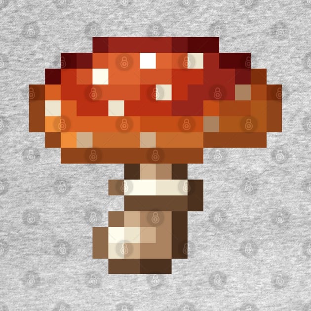 Red Fairy Mushroom by cometkins